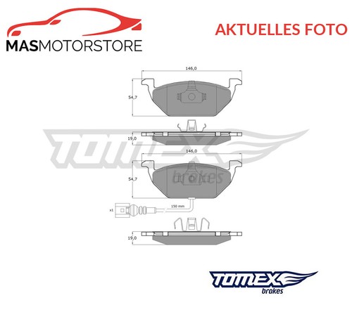 Set brake pads brake pads