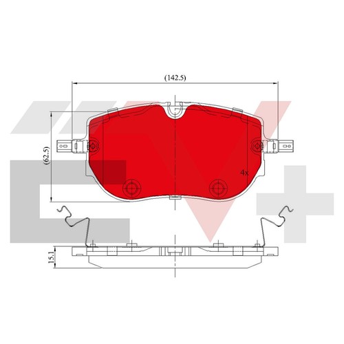 Brake pads set - brake,
