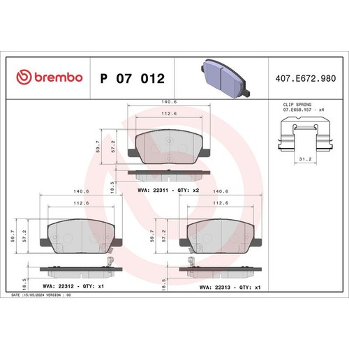 Brembo prime brake - prime, set