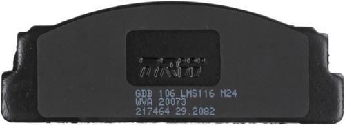 For trw gdb106 brake pad - pad, set