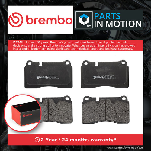 Brake pads set front p02002 - set,