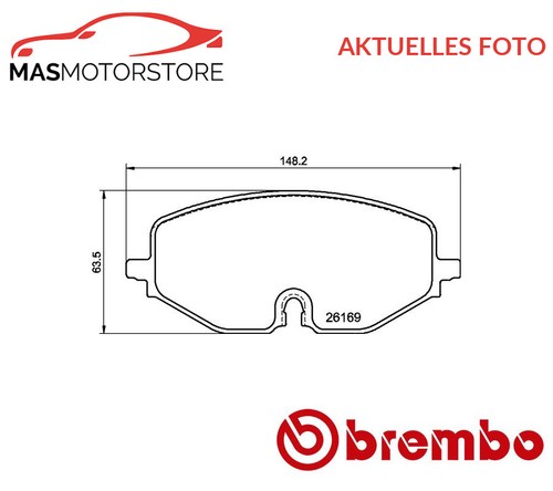 Set brake pads brake pads