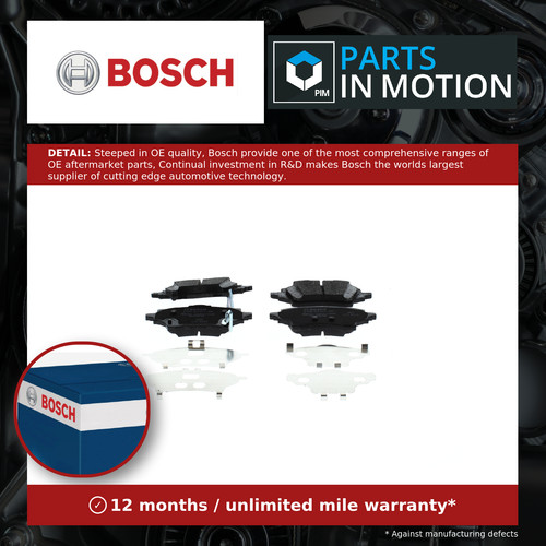 Brake pads set rear 0986424911 - brake,