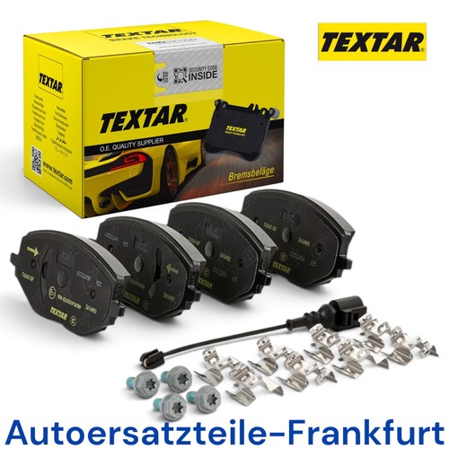 Textar front brake pads - textar, vw