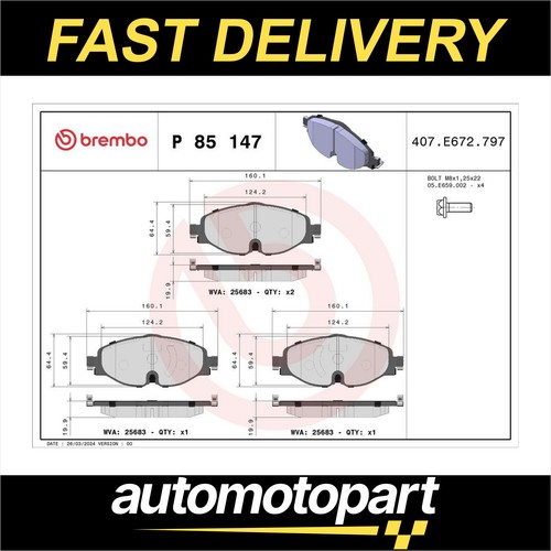 Brembo brake pads set - brembo,