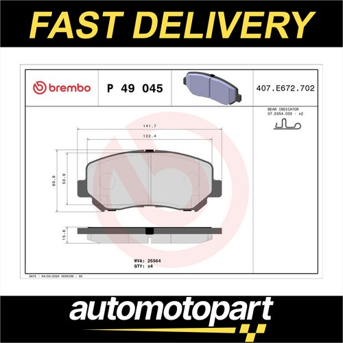 Brembo brake pads set - brembo,