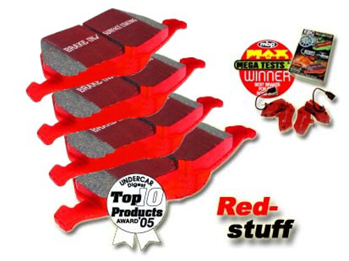 Ebc brake pads - redstuff, front