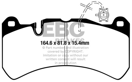 Ebc dp42354r brake pad set - ebc,