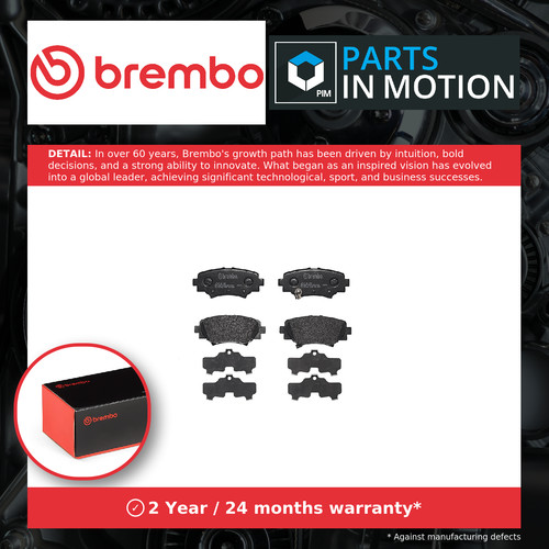 Brake pads set rear p49049 - set,