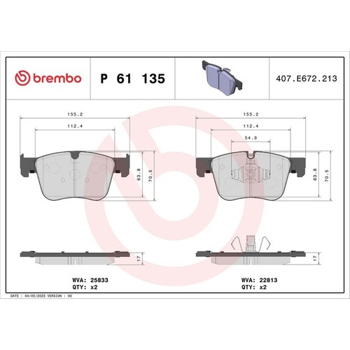 Brembo prime brake pad - prime,