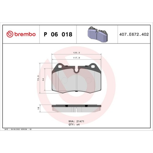 Brembo brake pad - brembo,